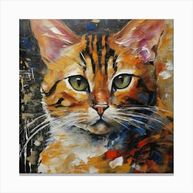 Bengal cat Canvas Print