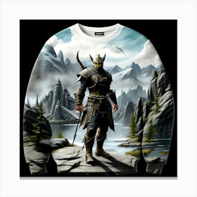 Skyrim Jumper Canvas Print