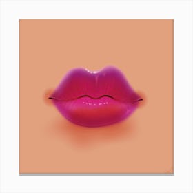 Lips in Pink Stampe su tela