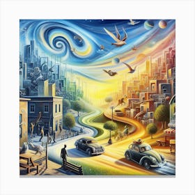 Cityscape 3 Canvas Print