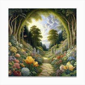 Garden Path 21 Canvas Print