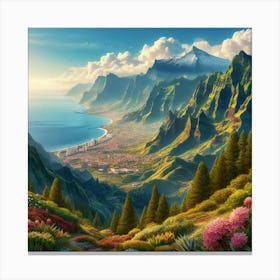 Hawaiian Landscape Canvas Print