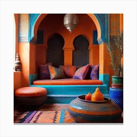 Moroccan Living Room 1 Canvas Print