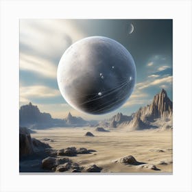 Planet In Space 2 Canvas Print