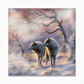 Wolf life 1 Canvas Print