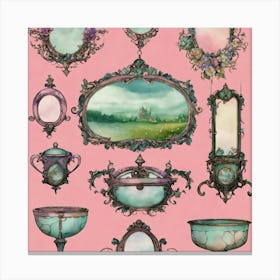 Ornate Mirrors Canvas Print