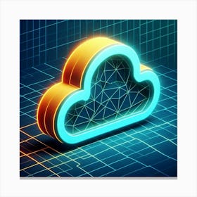 Cloud Computing 1 Canvas Print