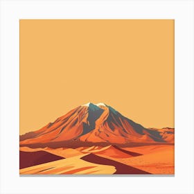 Desert Landscape - Desert Stock Videos & Royalty-Free Footage Canvas Print