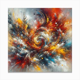 Abstract Painting Canvas Print