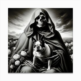 Time waits for No Dog XII Canvas Print