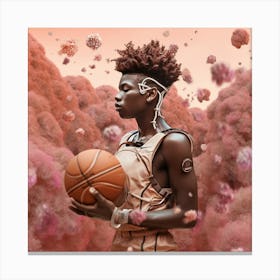 Basketball player Canvas Print