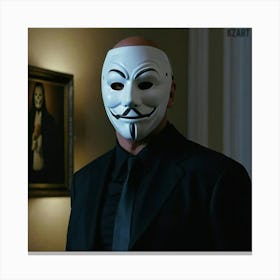 V For Vendetta Canvas Print