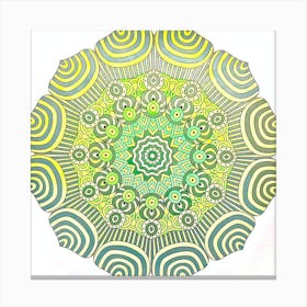 Mandala Own Circle Canvas Print