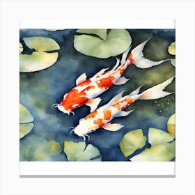 Koi Fish Canvas Print