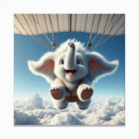 Elephant In The Sky 1 Canvas Print