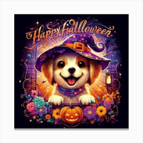 Happy Halloween 12 Canvas Print