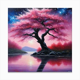 Cherry Blossom Tree 27 Canvas Print