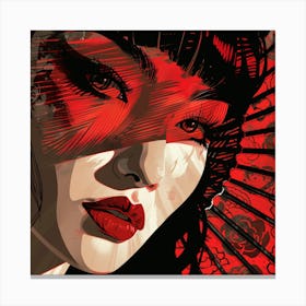 Asian Woman 3 Canvas Print