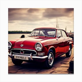 Vauxhall Car Automobile Vehicle Automotive British Brand Logo Iconic Classic Heritage Leg (1) Canvas Print