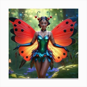 Butterfly Fairy Canvas Print