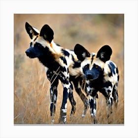 Wild Dogs Canvas Print