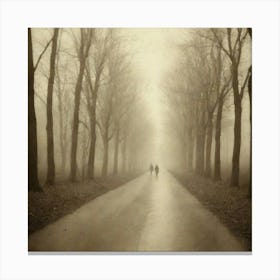 Foggy Road 3 Canvas Print