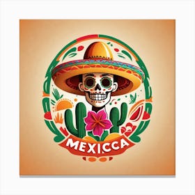 Mexico Skull Canvas Print