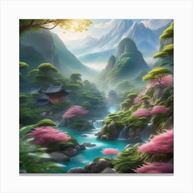 Asian Landscape 3 Canvas Print