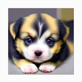 Cute Puppy Canvas Print