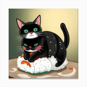 Asm Sushi Cat Ddac6cd1 7aec 403f 9f0f 0475e5148c60 Lienzo