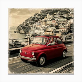 Fiat 500 1 Canvas Print