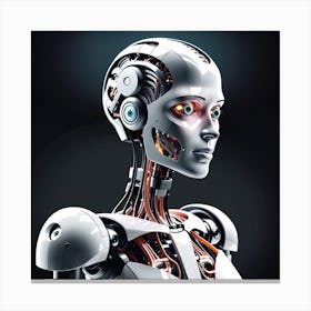 Robot Woman 23 Canvas Print
