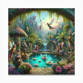 Fairy Garden 8 Canvas Print