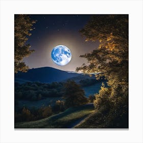 Full Moon 2 Canvas Print