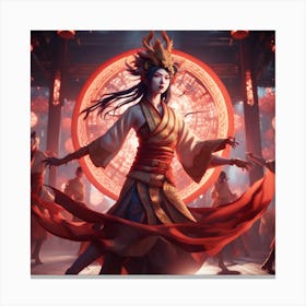 Dance for the Emperor Canvas Print