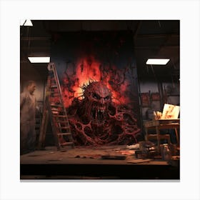 Devil'S Throne Canvas Print