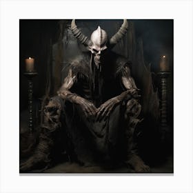 Demon  Belphegor Canvas Print