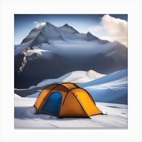 MOUNTAIN CLIMBERS TENT Canvas Print