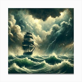 Stormy Seas Canvas Print