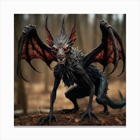 Demon In The Woods Canvas Print