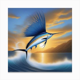 Sailfish Canvas Print