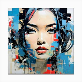 Asian Woman Canvas Print