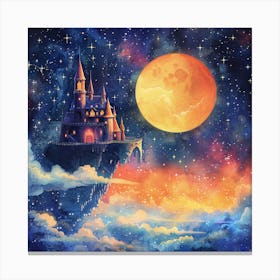 Castle In The Sky 10 Canvas Print