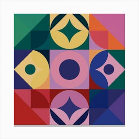 Abstract Geometric Pattern 1 Canvas Print