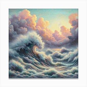 Storm sea 1 Canvas Print