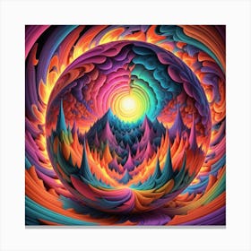 Psychedelic Art 8 Canvas Print