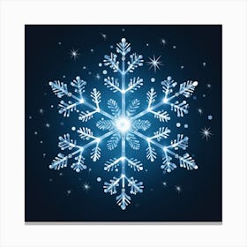 Snowflake 1 Canvas Print