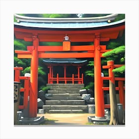 Torii Gate Shrine Canvas Print