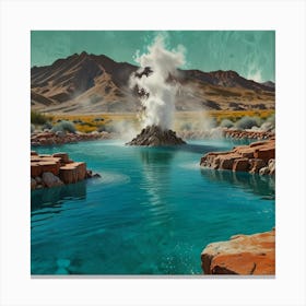 Geyser Canvas Print