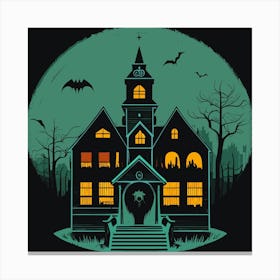 Haunted House 17 Canvas Print